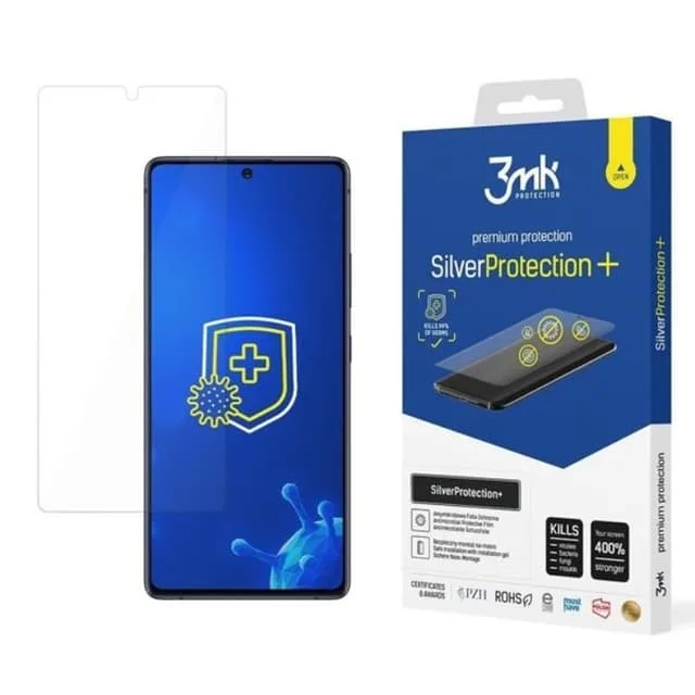 3MK Galaxy S10 Plus Plastfilm skärmskydd Silver