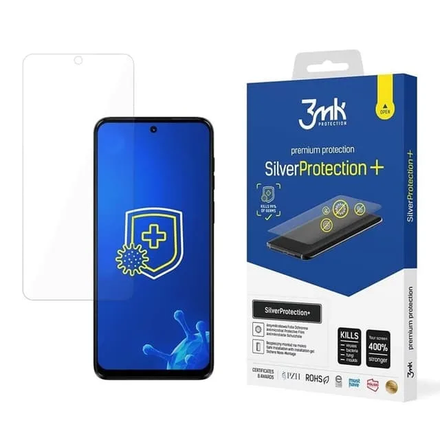 3MK Motorola Moto G14 Plastfilm skärmskydd Silver
