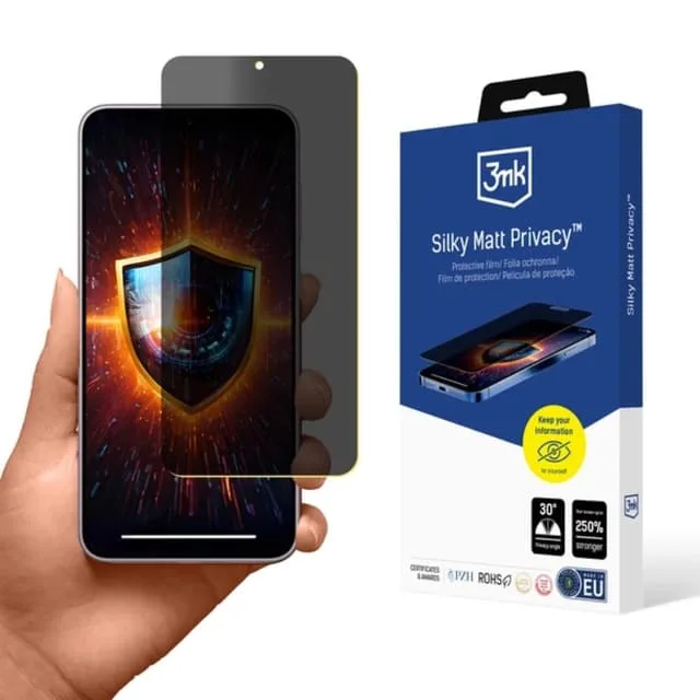 3MK Galaxy S24 Plus Privacy Plastfilm Skärmskydd