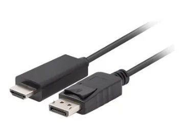 KABEL DISPLAYPORT(M) V1.1 ->HDMI(M) 1.8M CZARNY LANBERG