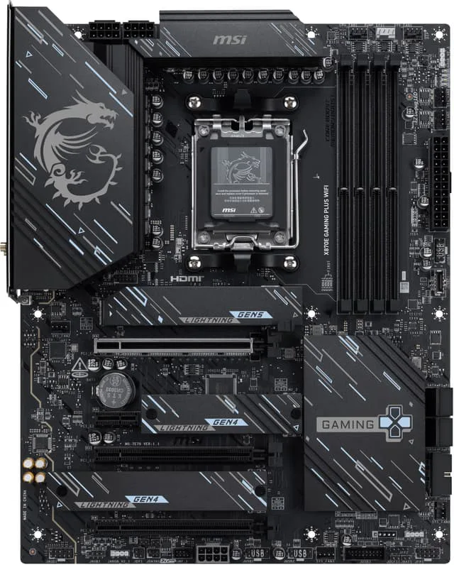 MSI X870E GAMING PLUS WiFi DDR5 AM5 7E70-001R