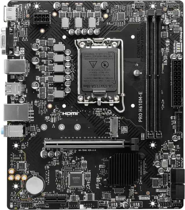 MSI PRO H610M-E DDR4