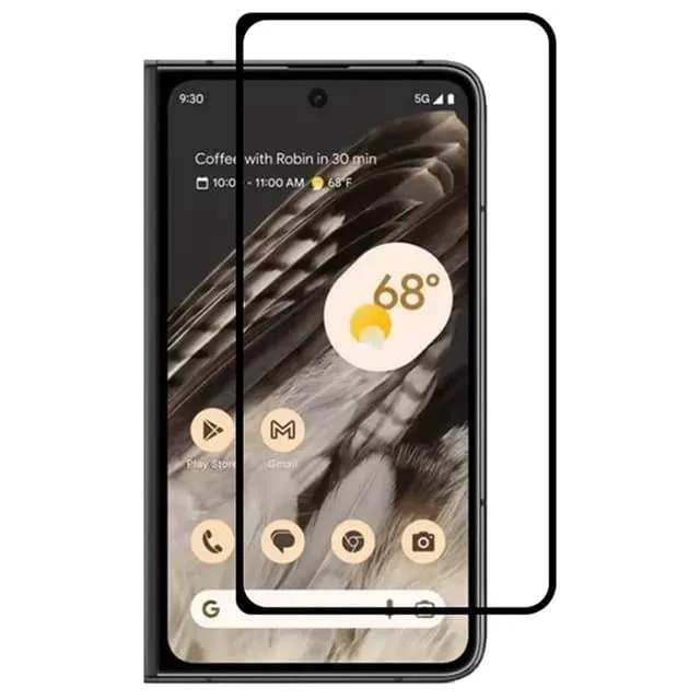 OEM Google Pixel Fold Härdat Glas Skärmskydd Front Full Glue
