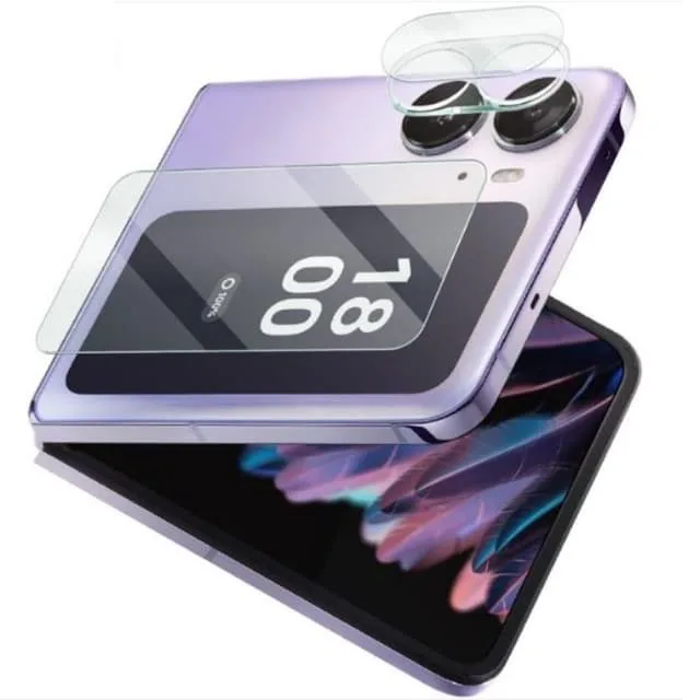 IMAK Oppo Find N2 Flip 5G Kameralinsskydd i Härdat glas
