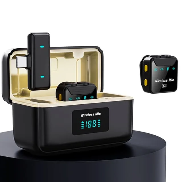 MTK SX23 USB-C Mikrofon Lavaliter Brusreducerande Trådlös