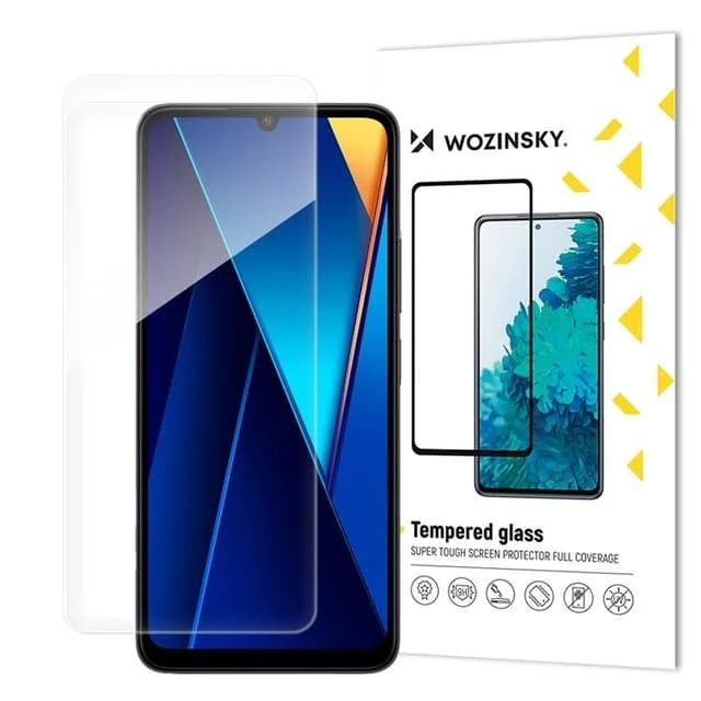 Wozinsky Xiaomi Poco C65/Redmi 13C Härdat Glas Skärmskydd
