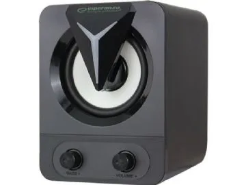 Esperanza EGS107 højttalere 2.1 USB LED 5 W Sort