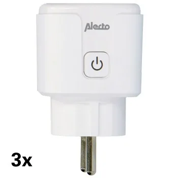Alecto Smart Wi-Fi-kontakt 3-pack