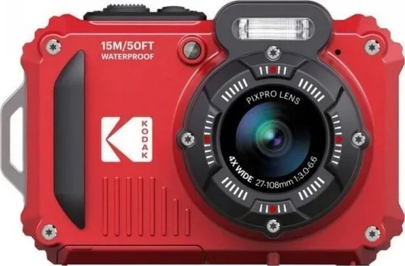 Kodak Digitalkamera Pixpro WPZ2 5x WP 16MP Wifi Röd