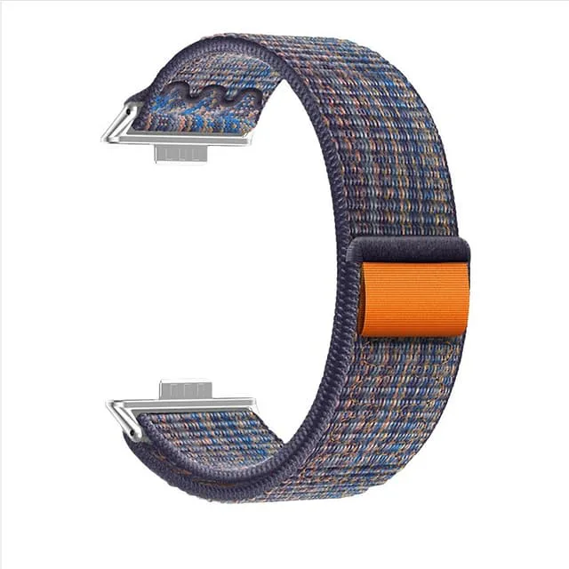 Snyggt nylonloopband för Huawei Watch Fit 4 Pro Orange