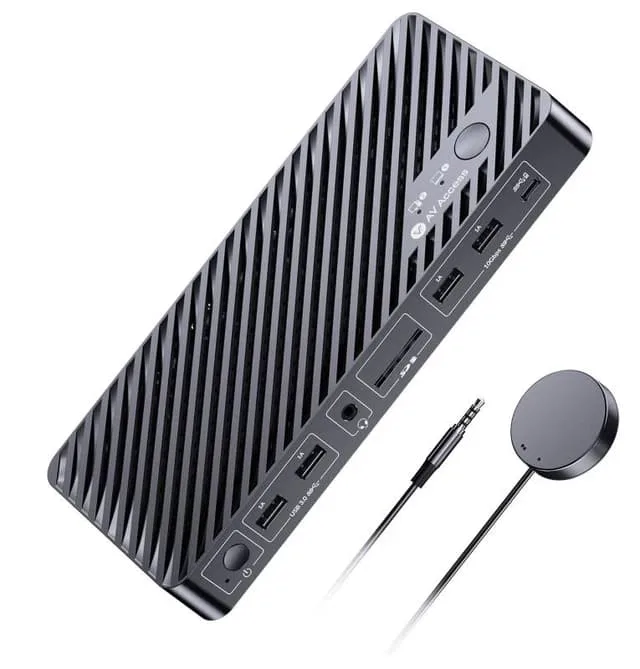 AV Access iDock M10 USB-C KVM-Switch Dockningsstation 2