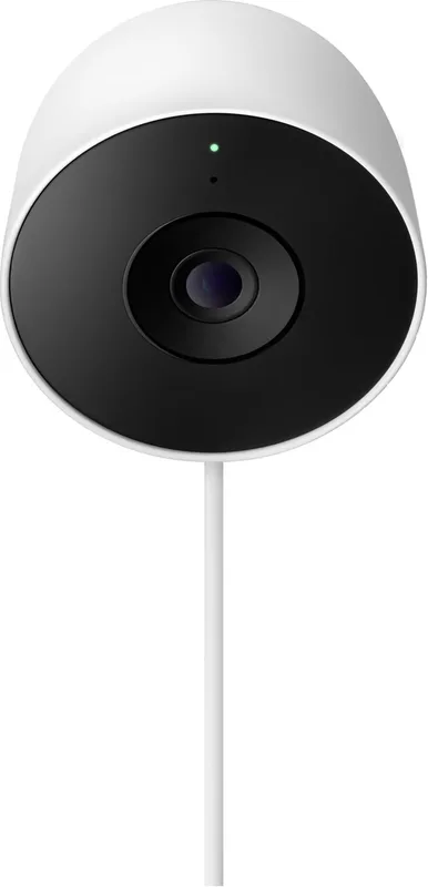 Google Nest 2:a generationens utomhus IP-kamera (kabelansluten/vit)