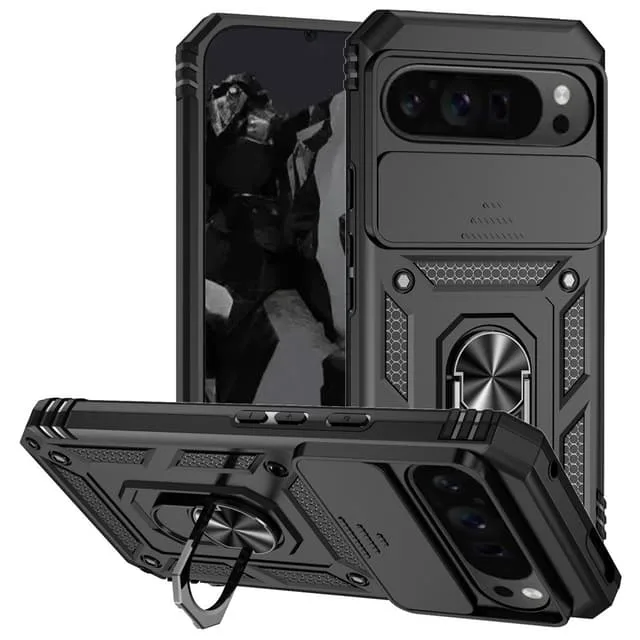 Skalo Google Pixel 10 Pro XL Armor Metallring Kameraslider Skal