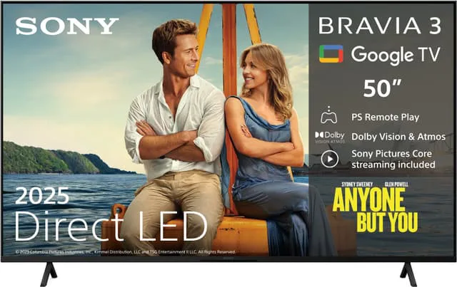Sony 50" BRAVIA 3 4K Google TV