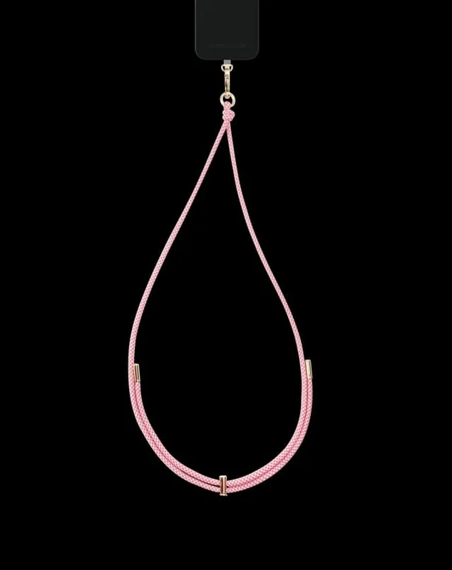 Cord Phone Strap Multi Pink