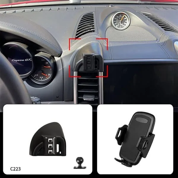 Mobilhållare Porsche Cayenne 2016-2017