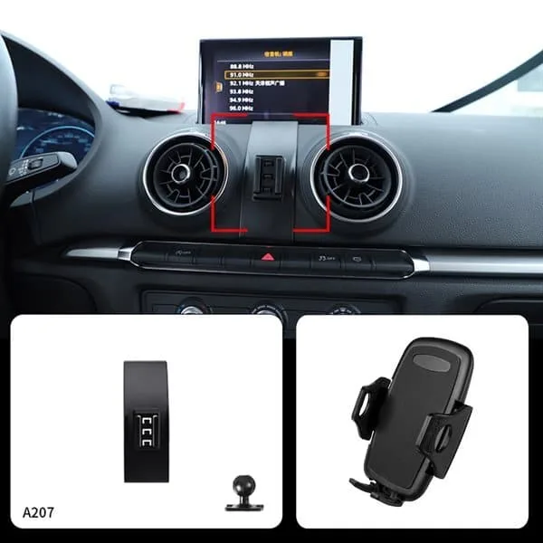 Mobilhållare för Audi A3 2014-20