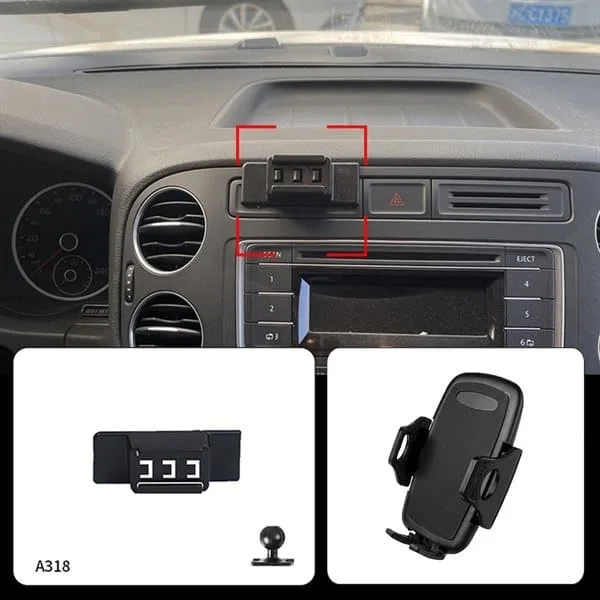Mobilhållare Volkswagen Tiguan 2010-2019 / Polo 2014-2018 / Golf Sportsvan 2016-2021