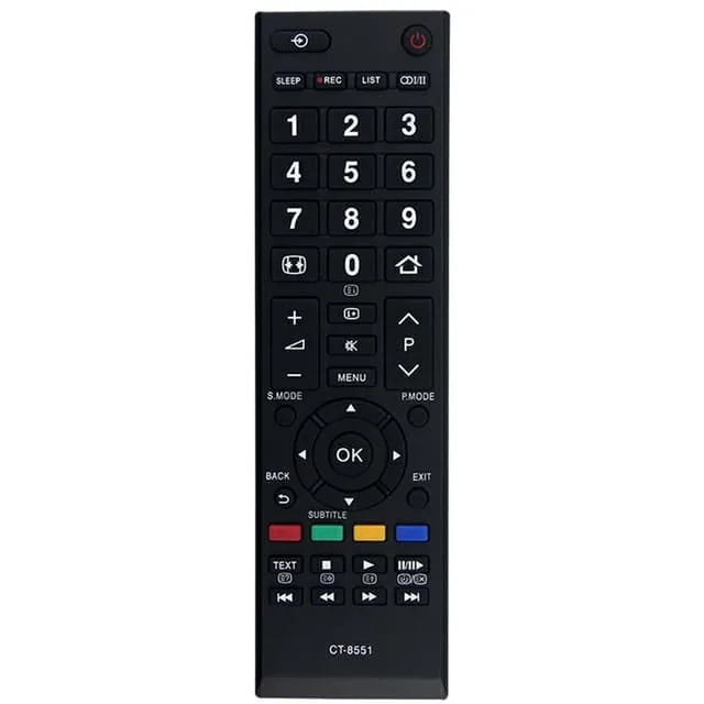 MTK Fjärrkontroll Ersättning för Toshiba CT-8551