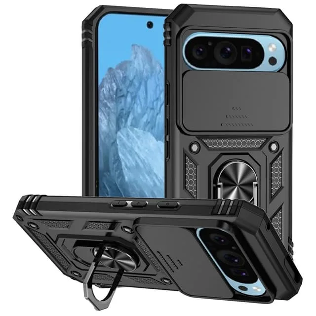 Skalo Google Pixel 10 Armor Metallring Kameraslider Skal