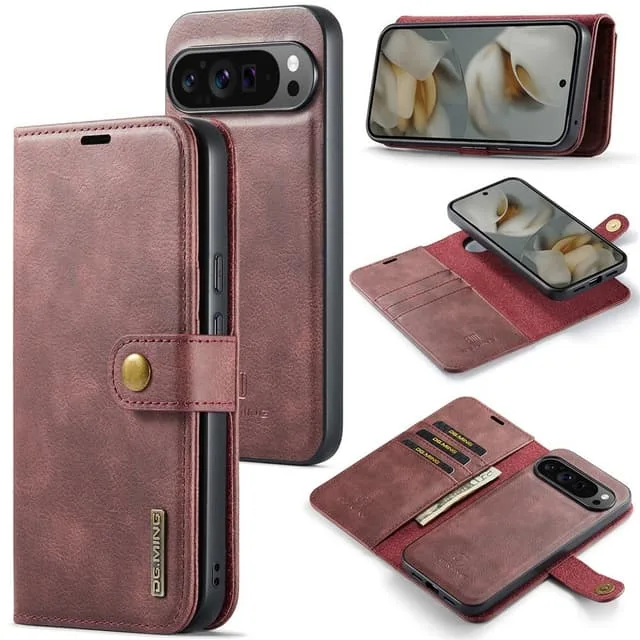 DG Ming Google Pixel 10 Pro XL 2-i-1 Magnet Plånboksfodral