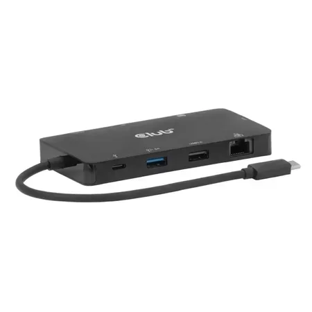 CLUB3D CSV-2552 USB-C-hubb, HDMI, RJ-45, 2 USB-A, svart
