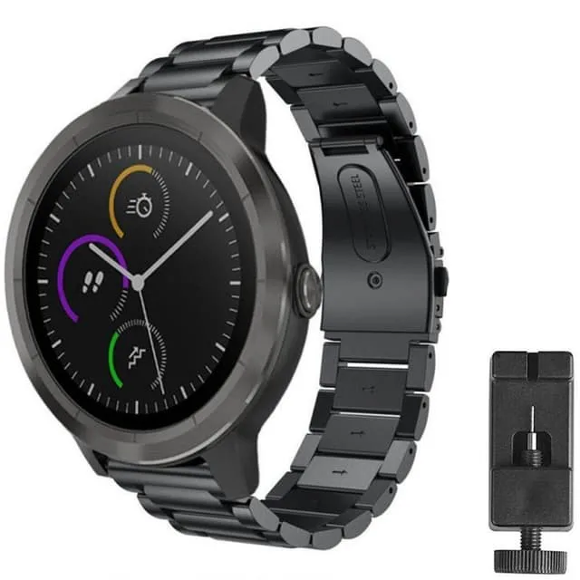 Armband rostfritt stål Garmin VivoActive 3