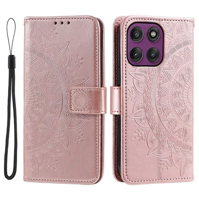 SKALO Motorola Moto G56 5G Mandala Plånboksfodral