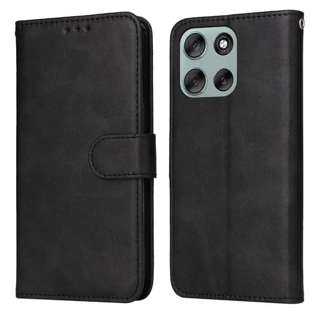 SKALO Motorola Moto G56 5G PU-läder Plånboksfodral