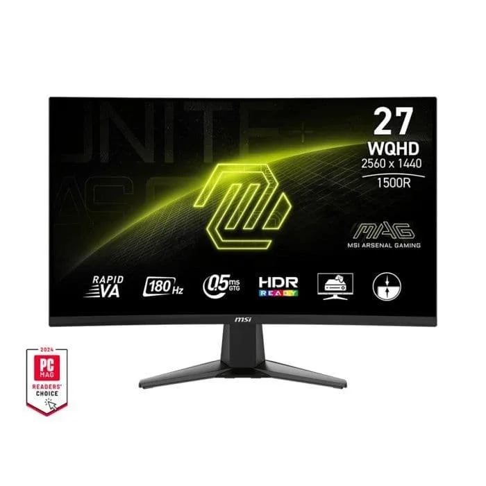 PC-skärm - MSI - MAG 27CQ6F - 2560 x 1440 - 0,5 ms - VA