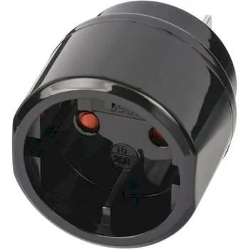 Brennenstuhl 1508450, Typ C (Europlug), Typ A, 250 V, 16 A, Svart, Blåsa