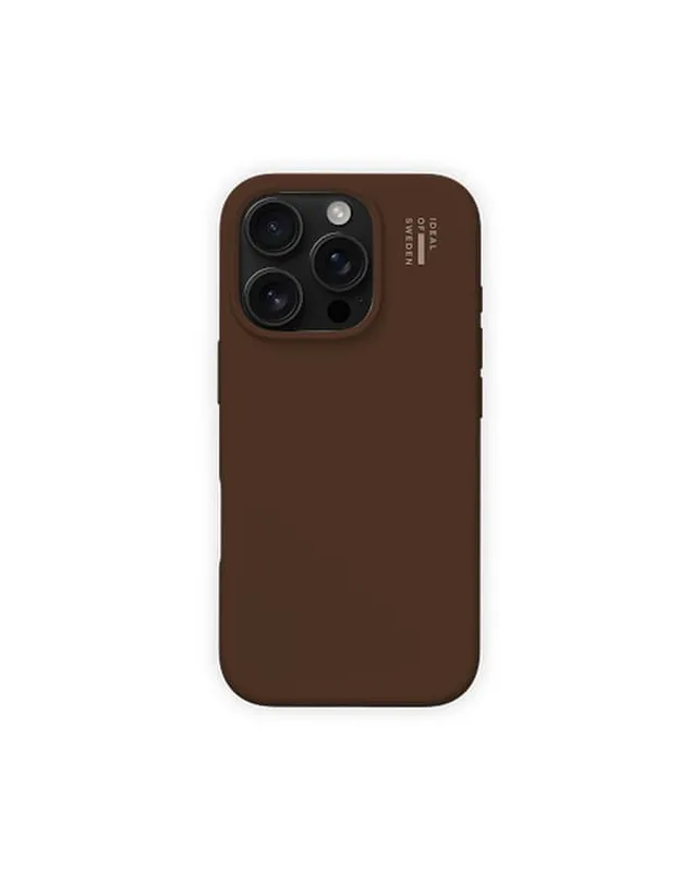 Silicone Case MagSafe iPhone 13 / 14 / 15 / 16e Mocha Mousse