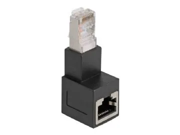 Delock - Modulär insättning - 90° downwards angle - CAT 6/6a - RJ-45