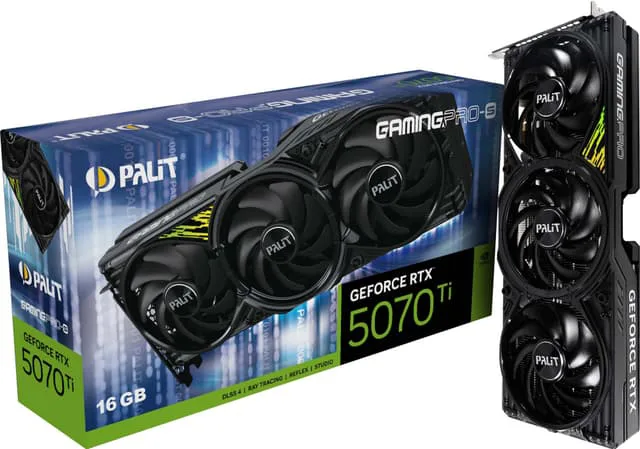 Palit GeForce RTX 5070 Ti GamingPro-S 16GB