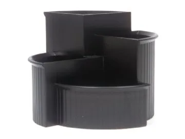 Helit H6390695, Svart, Plast, 140 mm, 1 styck