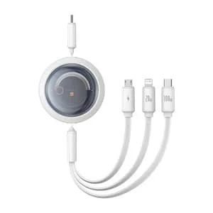 Baseus Free2Draw 3in1 snabbladdningskabel, 1,1 m
