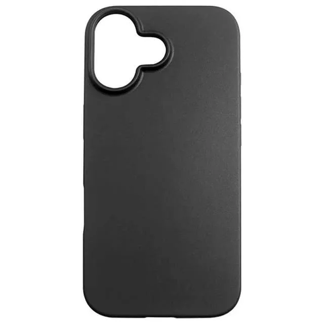 CaseOnline Silikon skal svart iPhone 17