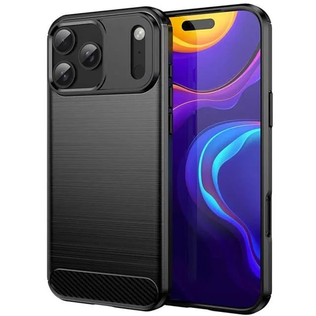 CaseOnline Borstat silikon skal iPhone 17 Pro