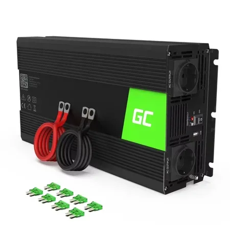 Green Cell växelriktare DC till AC, 1500 W