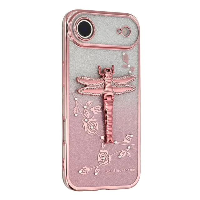 Skalo iPhone Air KADEM Dragonfly Glitter Skal