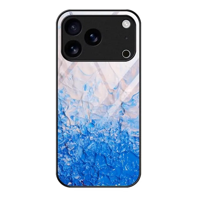 Skalo iPhone 17 Pro Marmor Härdat Glas TPU Skal