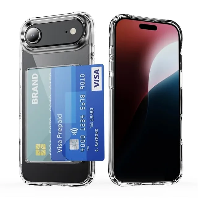 Skalo iPhone Air Transparent Kortfack Skal