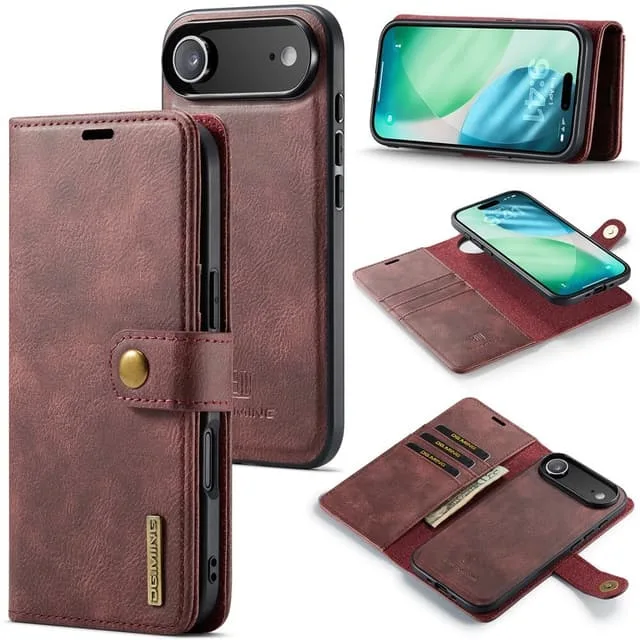 DG Ming iPhone Air 2-i-1 Magnet Plånboksfodral