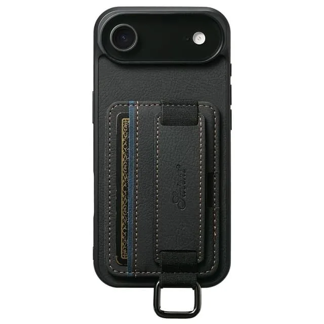 Skalo iPhone Air SUTENI H13 PU-läder Korthållare Skal