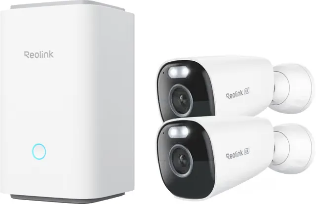 Reolink Argus Eco Ultra 4K trådlös utomhusövervakningskamera (2-pack)
