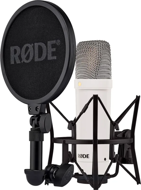 RØDE NT1 Signature Series sändningsmikrofon (vit)