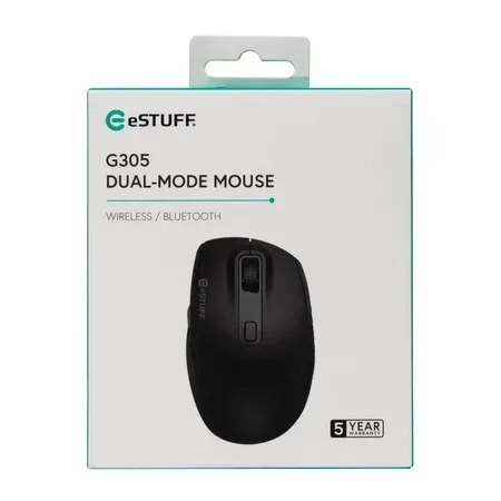 eSTUFF G305 trådlös mus, Bluetooth och RF