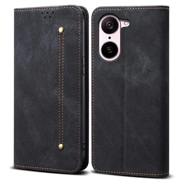 Skalo OnePlus Nord CE5 Jeans Plånboksfodral
