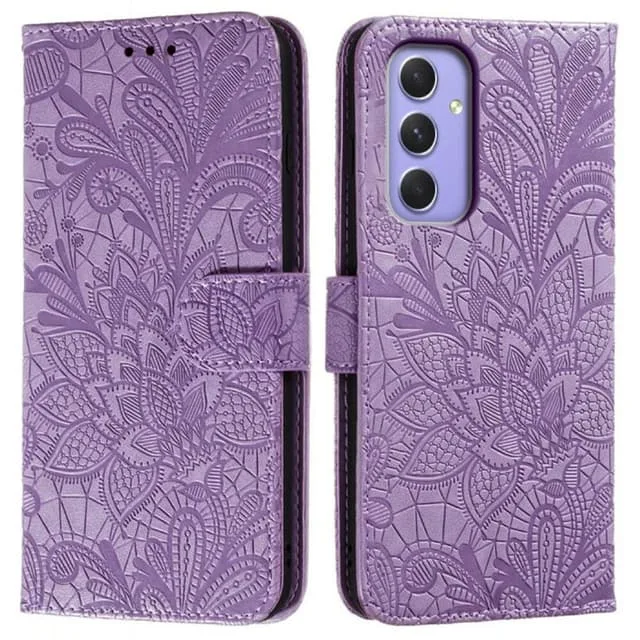 Skalo Samsung A17 Mandala Flower Plånboksfodral