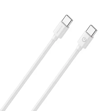 RealPower 404307 USB-C-kabel USB 2.0, 2 m, vit